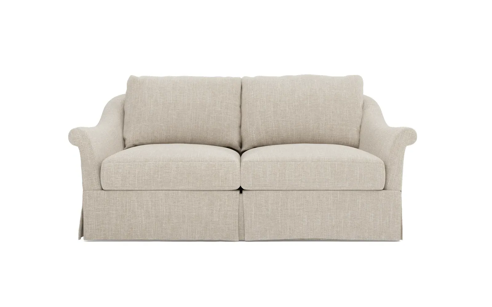 Amelie Slipcovered Loveseat - Sand