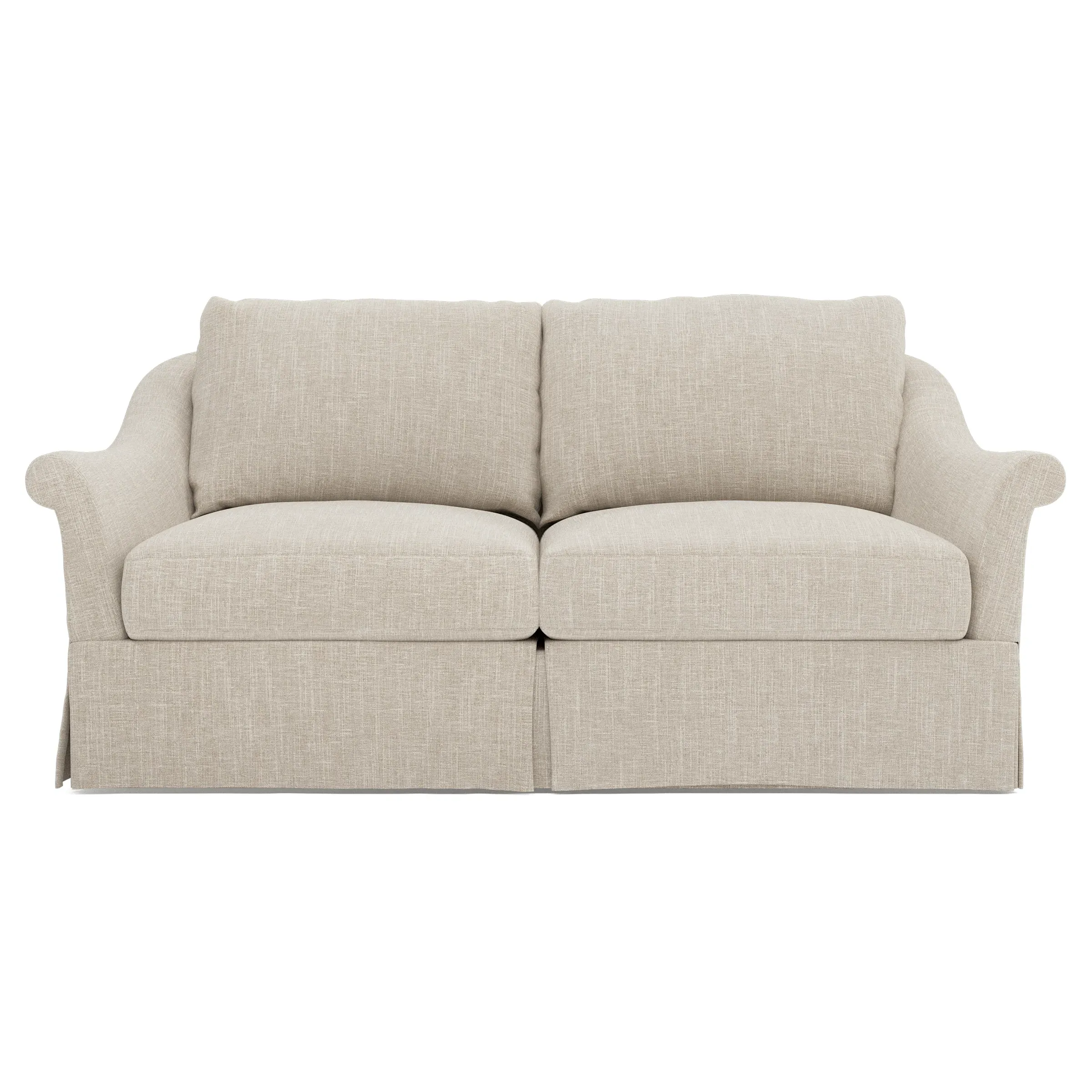 Amelie Slipcovered Loveseat - Sand