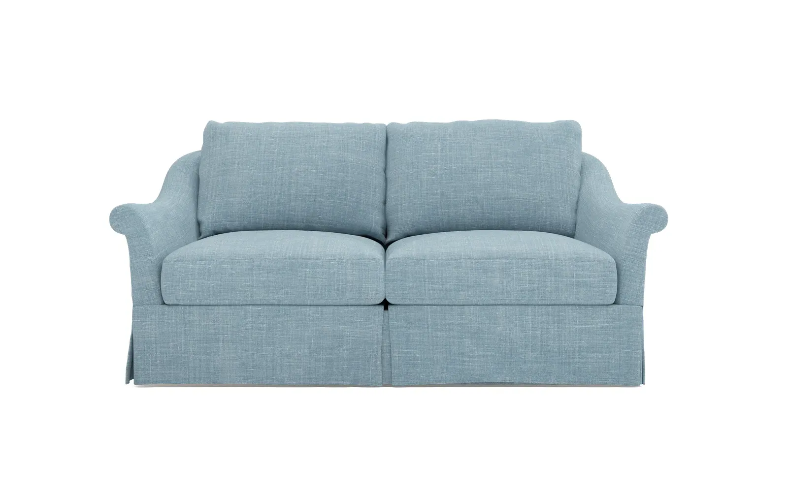 Amelie Slipcovered Loveseat - Serene Sky