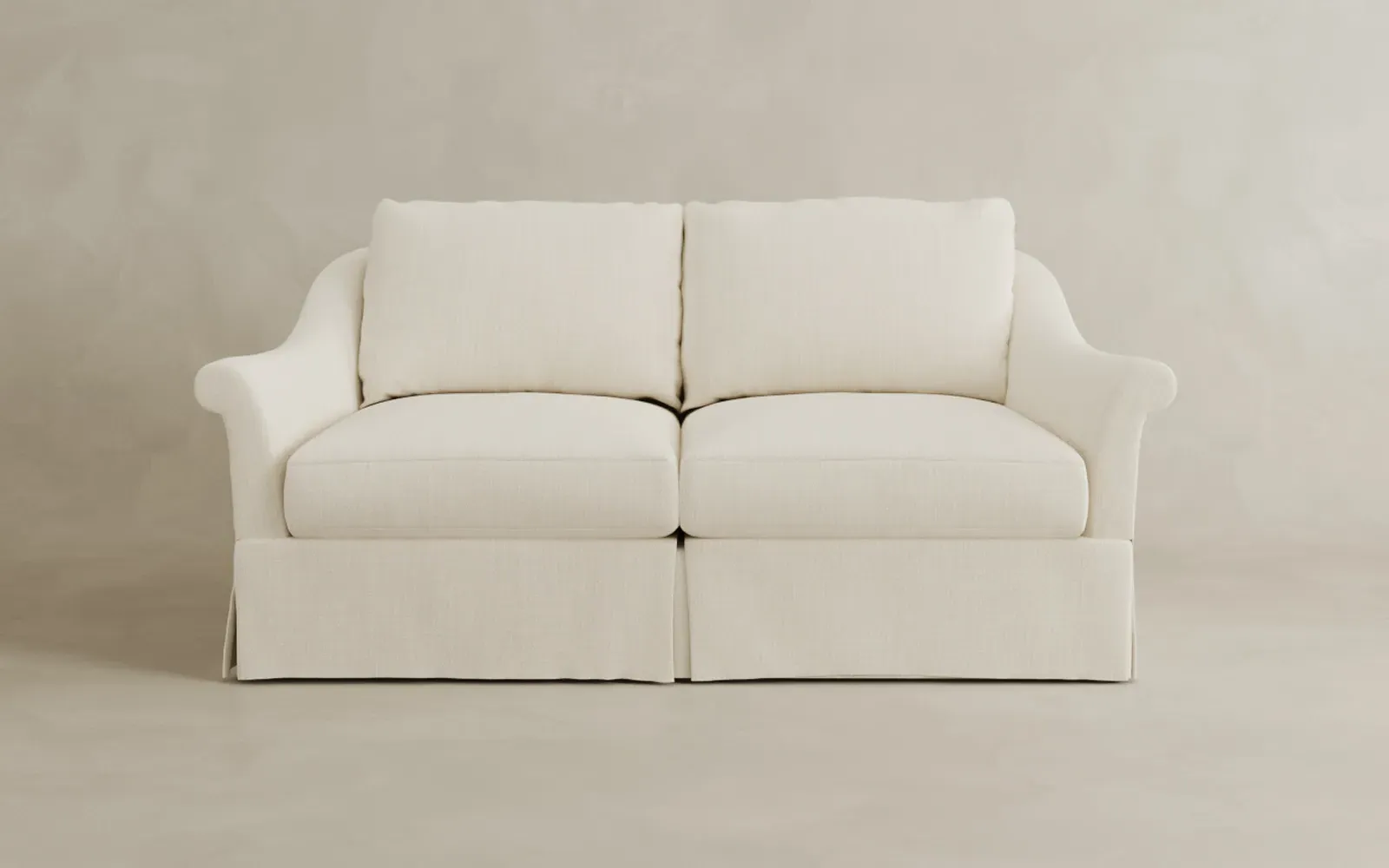 Amelie Slipcovered Loveseat - Serene Sky