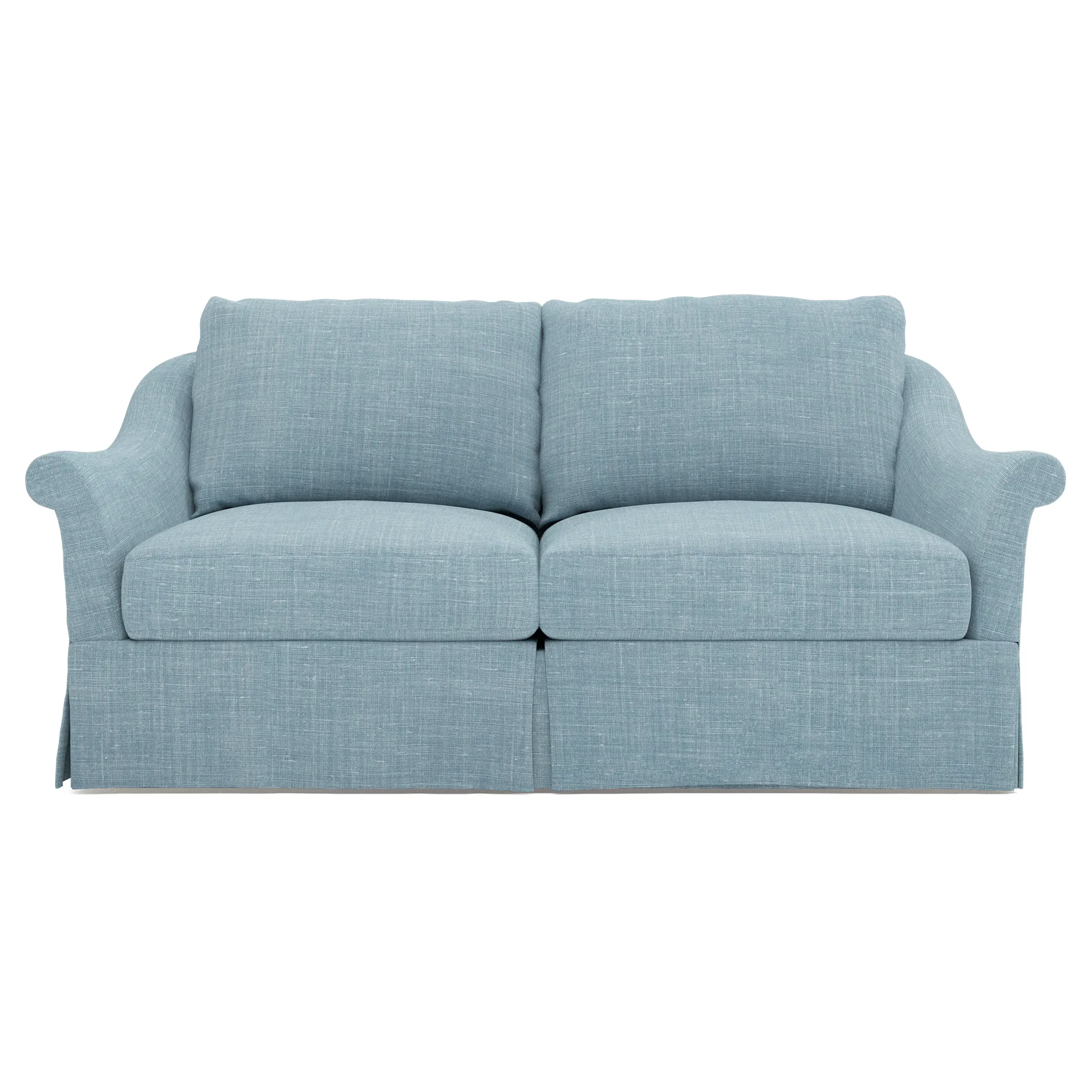 Amelie Slipcovered Loveseat - Serene Sky