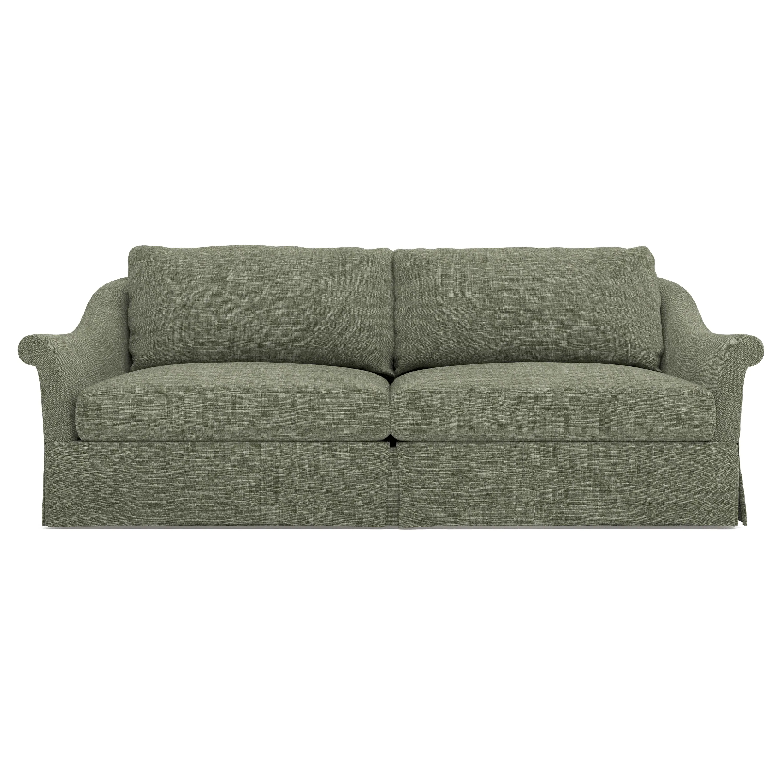 Amelie Slipcovered Sofa - Moss image