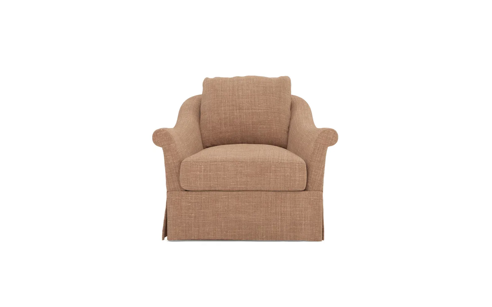 Amelie Swivel Chair - Apricot