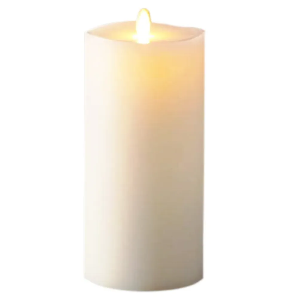 Amihan Large Pillar Candle - White, Paraffin Wax