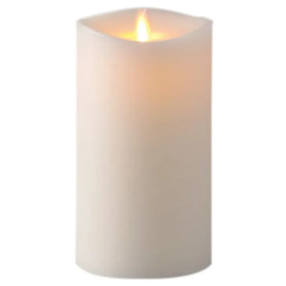 Amihan Small Pillar Candle - White, Paraffin Wax image