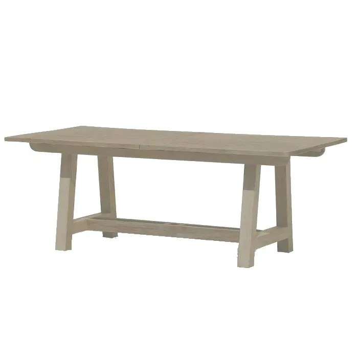 Amina Extendable Outdoor Dining Table - Brown, Teak image