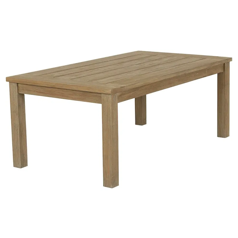 Amina Rectangular Outdoor Coffee Table - Brown, Teak