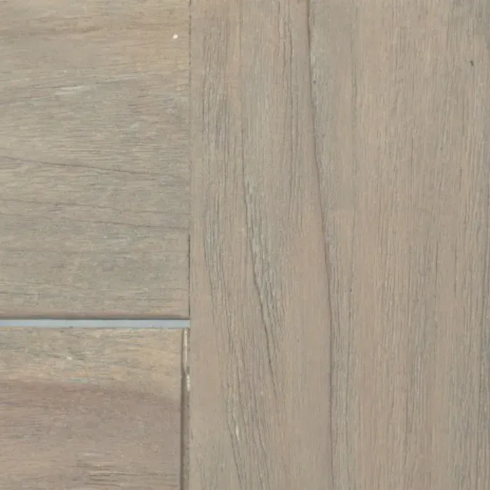 Amina Round Outdoor Dining Table - Brown, Teak