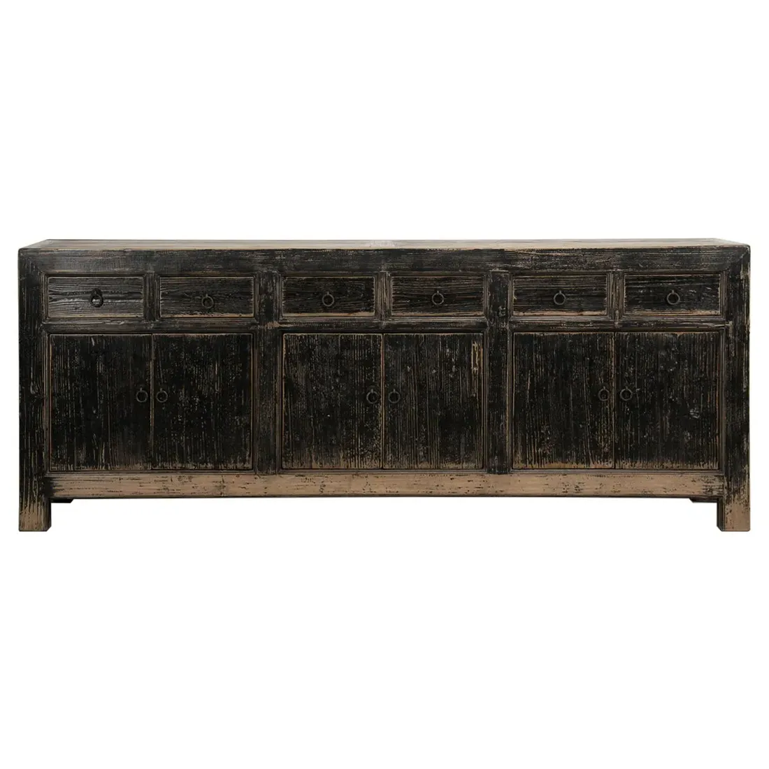 Aminah Sideboard - Black, Pine Wood