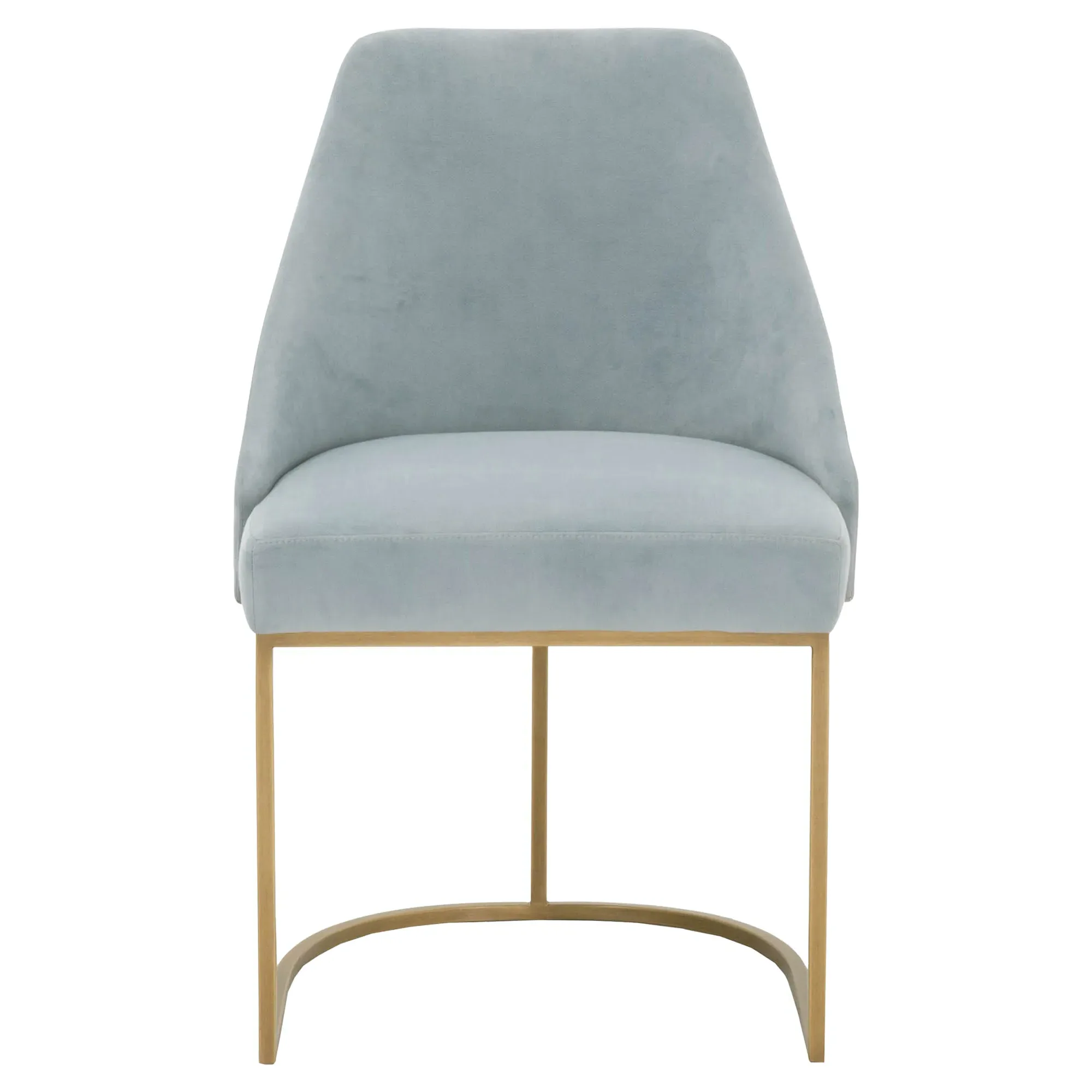 Amir Dining Side Chair Set of 2 - Blue, Velvet