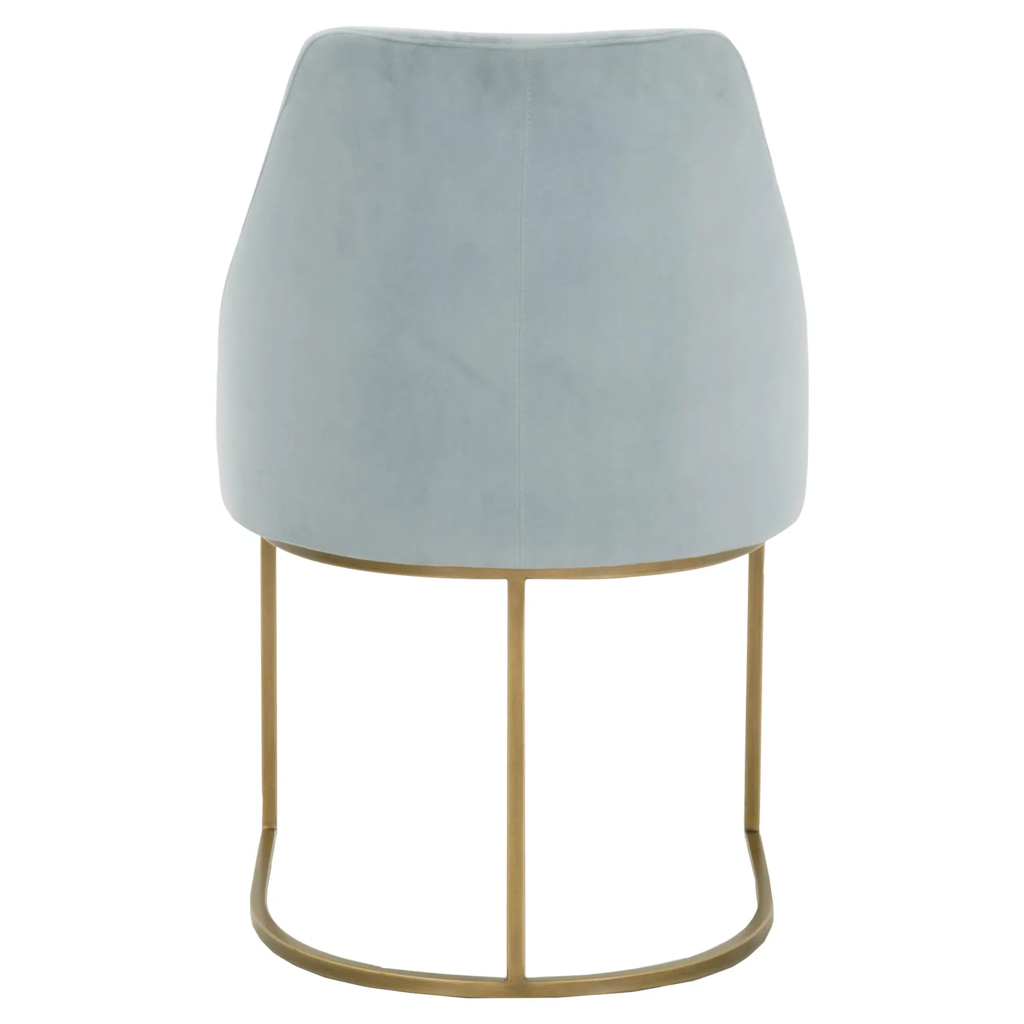 Amir Dining Side Chair Set of 2 - Blue, Velvet