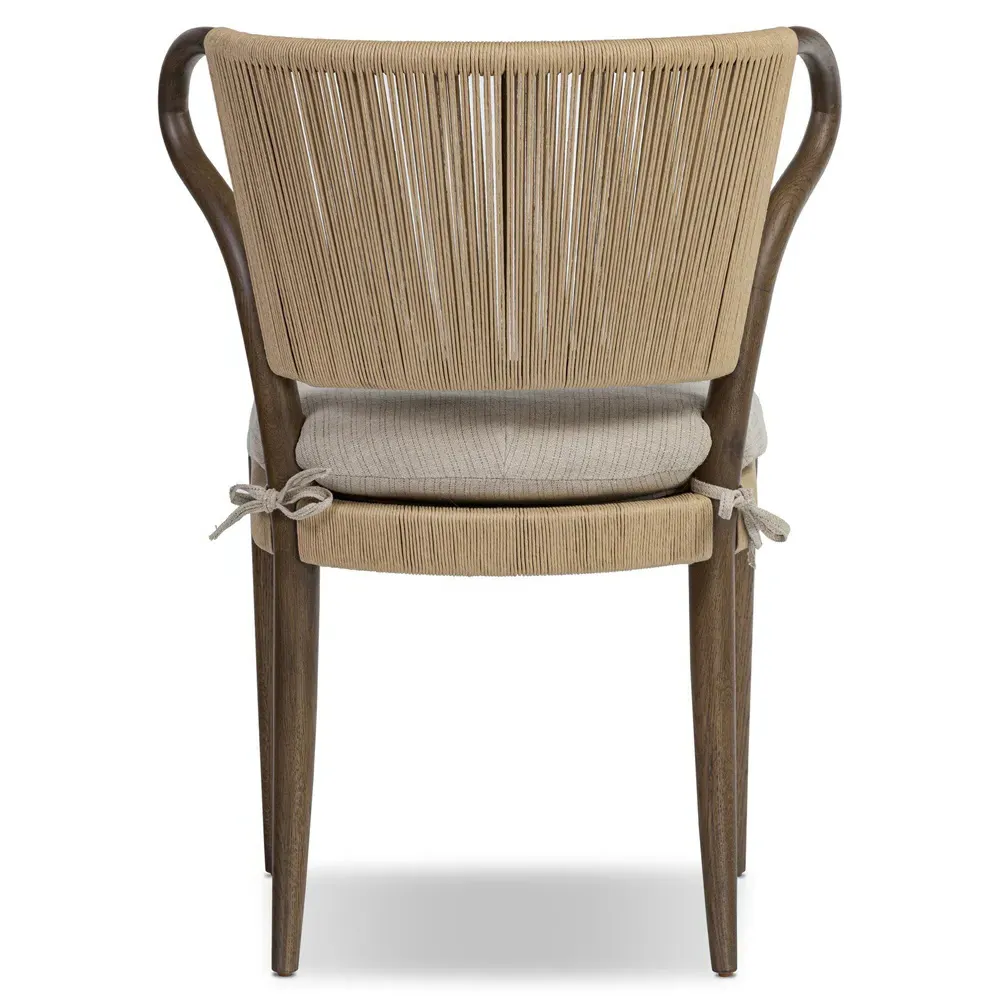 Amira Laine Armless Dining Chair - Natural, Oak