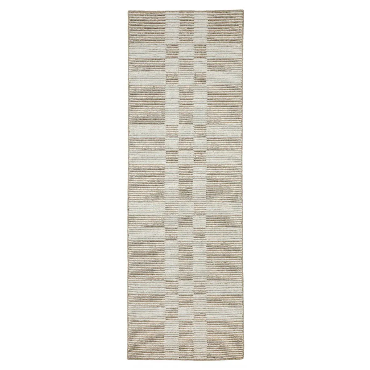 Amiri Square Patterned Rug - Beige, Wool