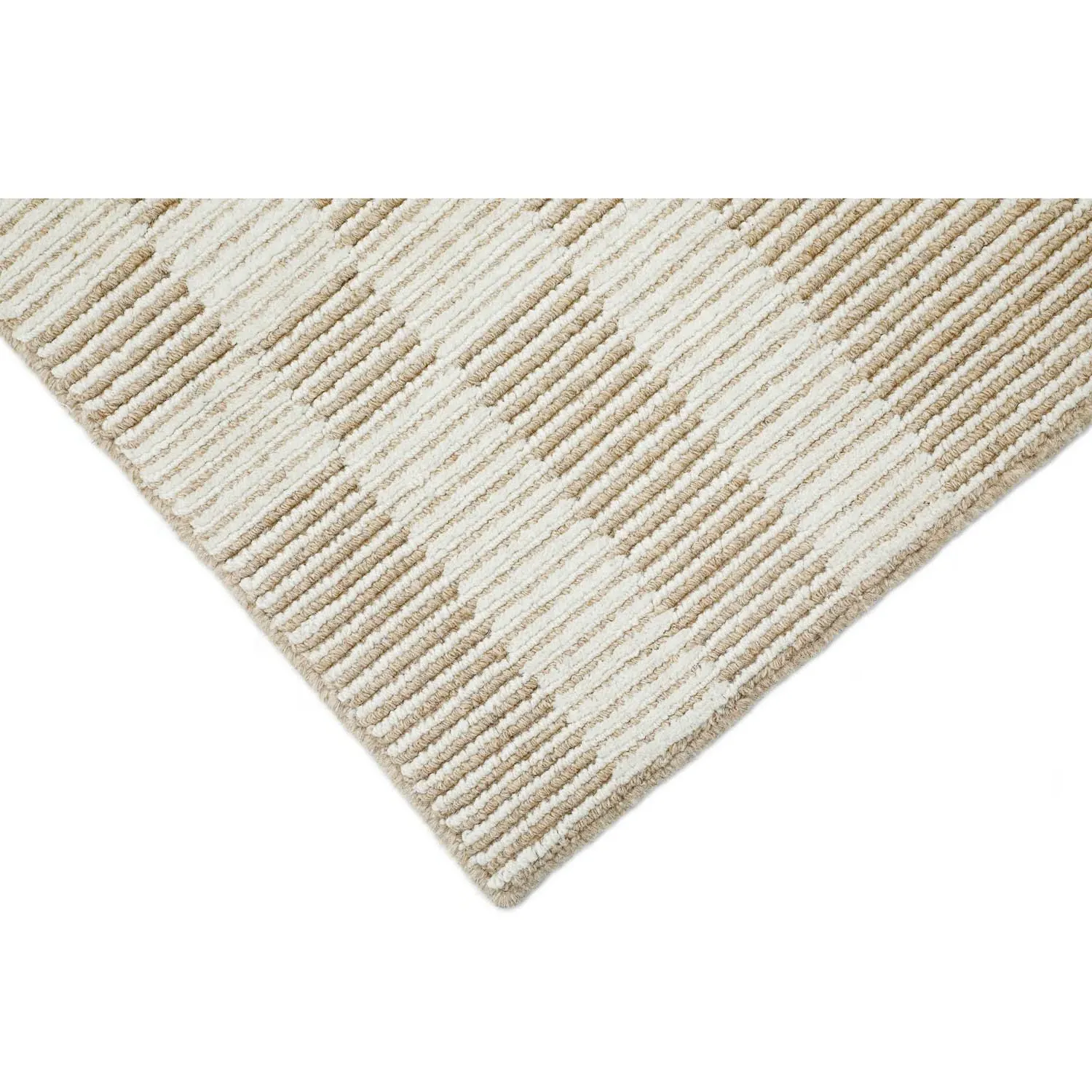 Amiri Square Patterned Rug - Beige, Wool