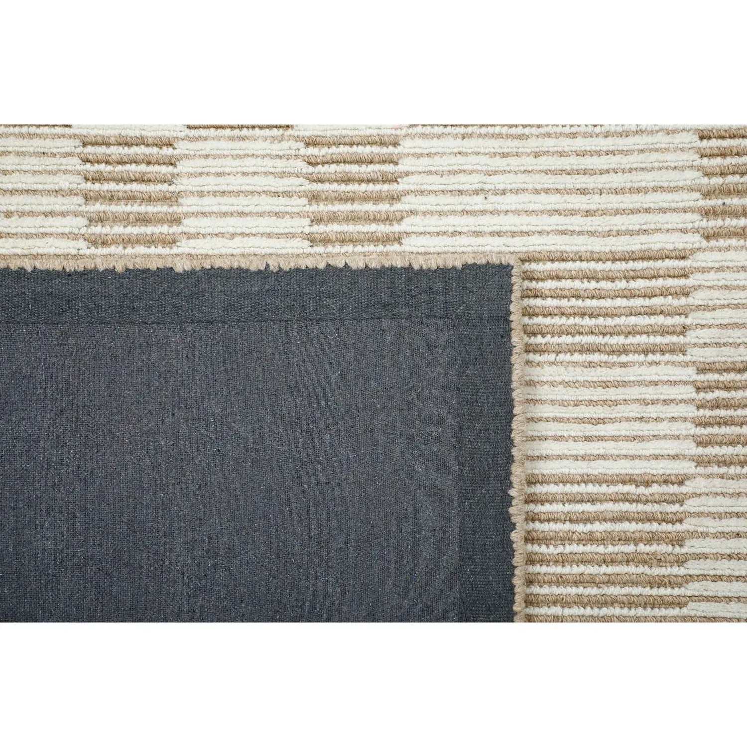 Amiri Square Patterned Rug - Beige, Wool