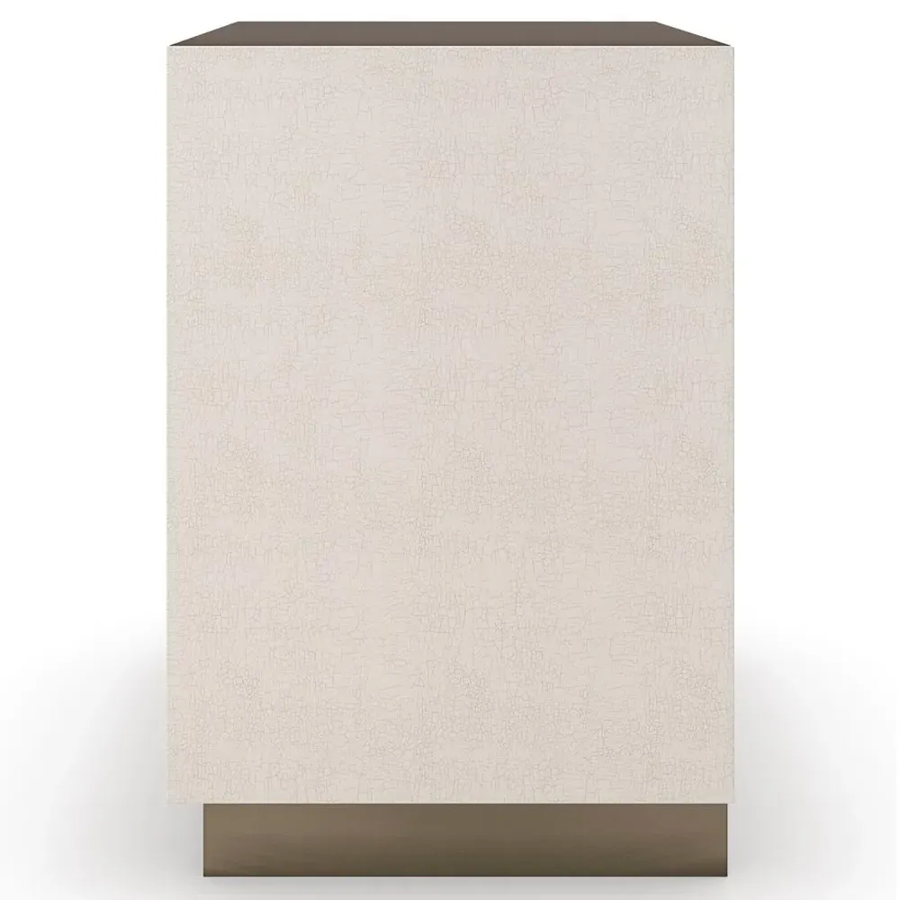 Amora Nightstand - Cream, Poplar