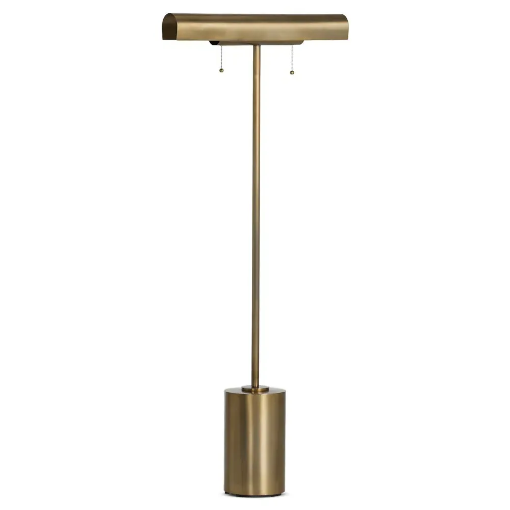 Amoura Task Floor Lamp - Aged Brass, Iron
