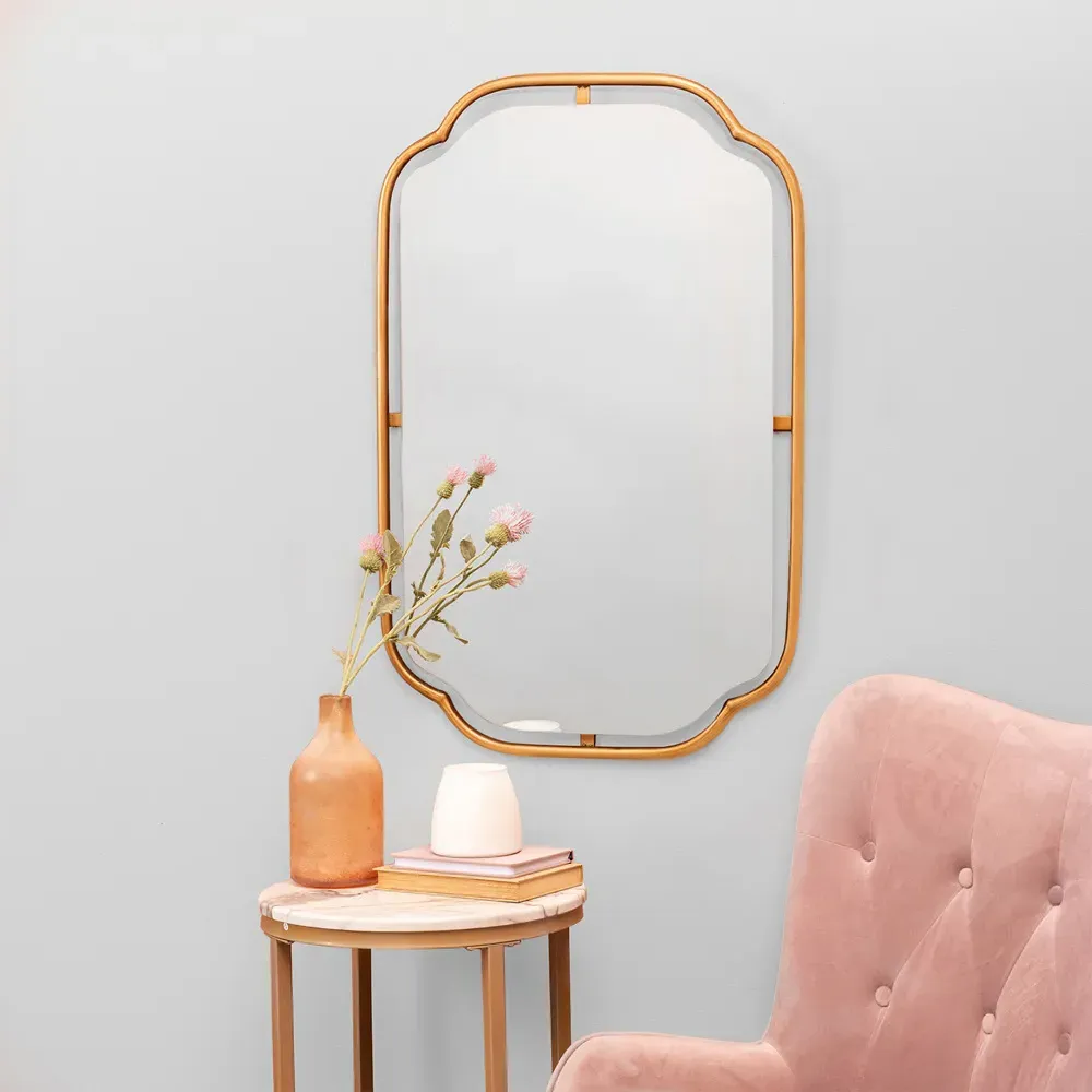 Amy Wall Mirror - Gold