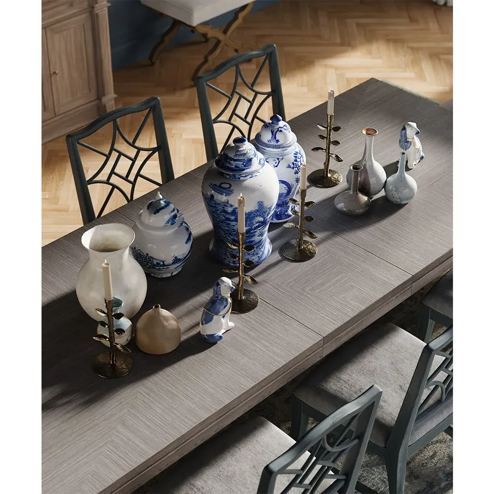 Analyn Decorative Ginger Jar - Blue, Porcelain