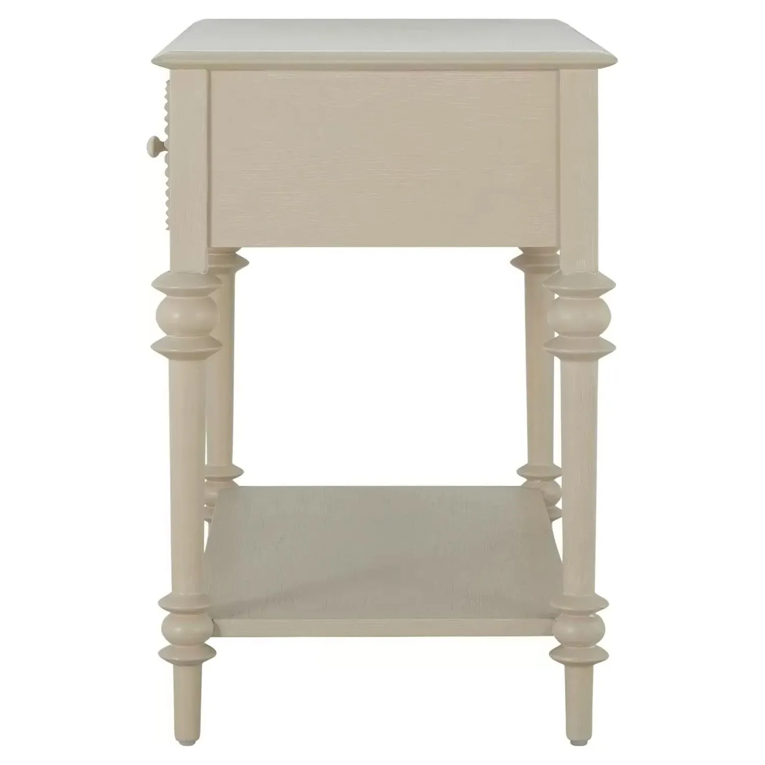 Anastasia Nightstand with Drawer - White, Oak