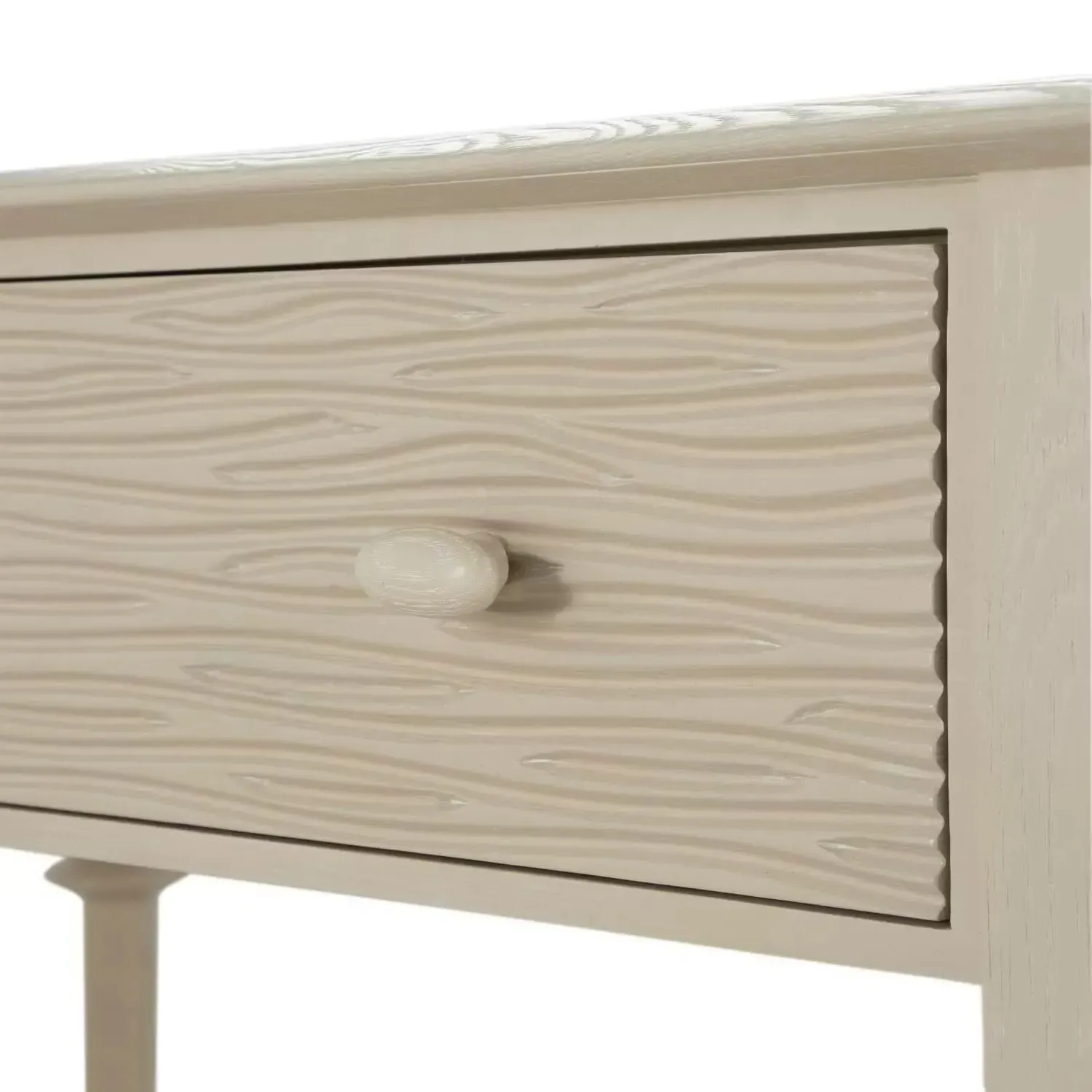 Anastasia Nightstand with Drawer - White, Oak