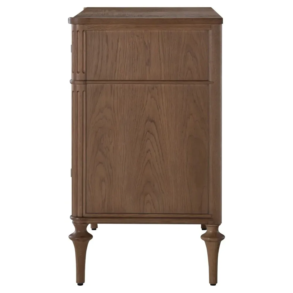 Andrea Bachelor Chest - Natural Brown, Oak