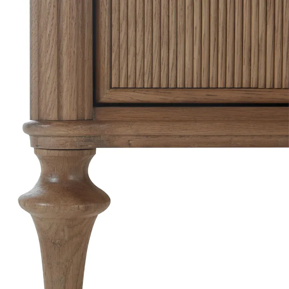 Andrea Double Dresser - Natural Brown, Oak