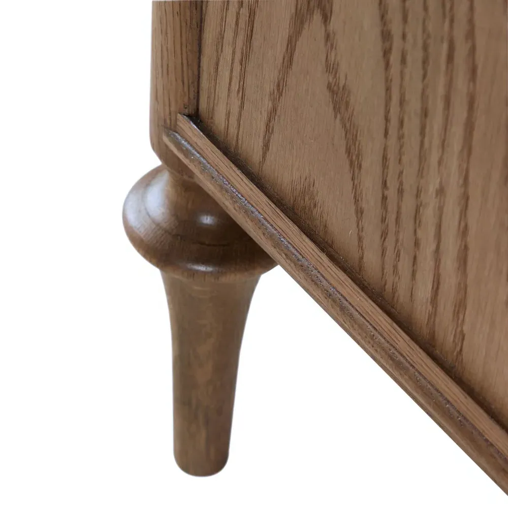 Andrea Double Dresser - Natural Brown, Oak