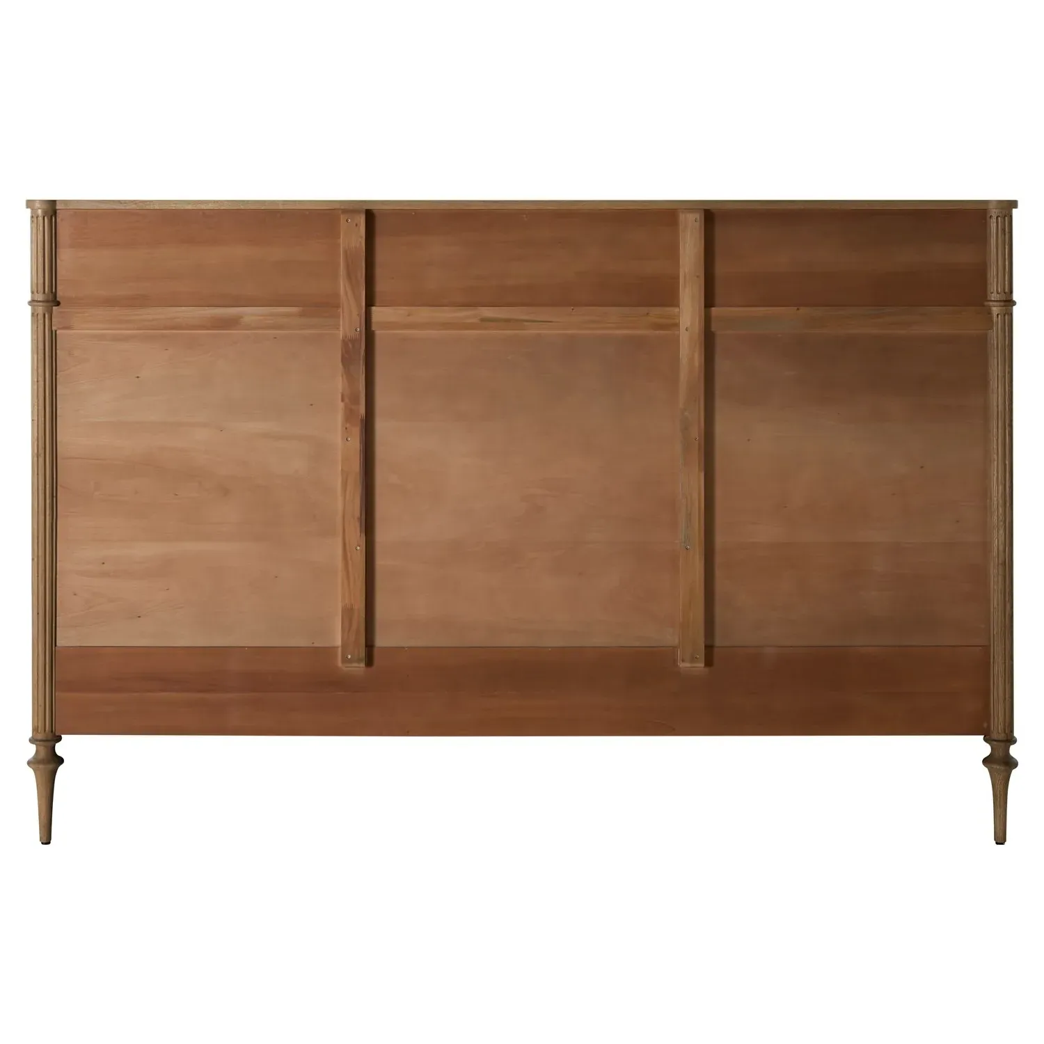 Andrea Queen Size Bed Frame - Natural Brown, Oak