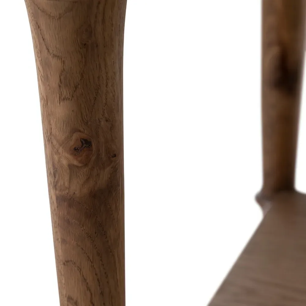 Andrea Wide Nightstand - Natural Brown, Oak