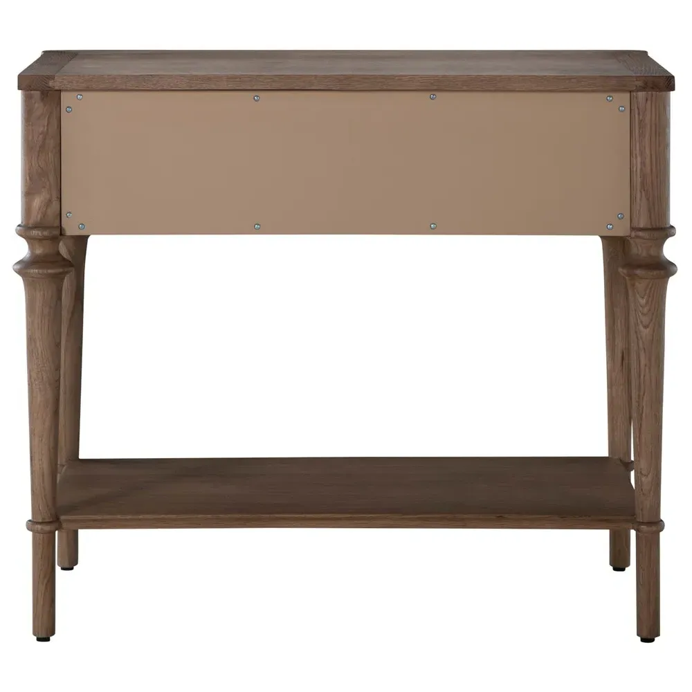 Andrea Wide Nightstand - Natural Brown, Oak