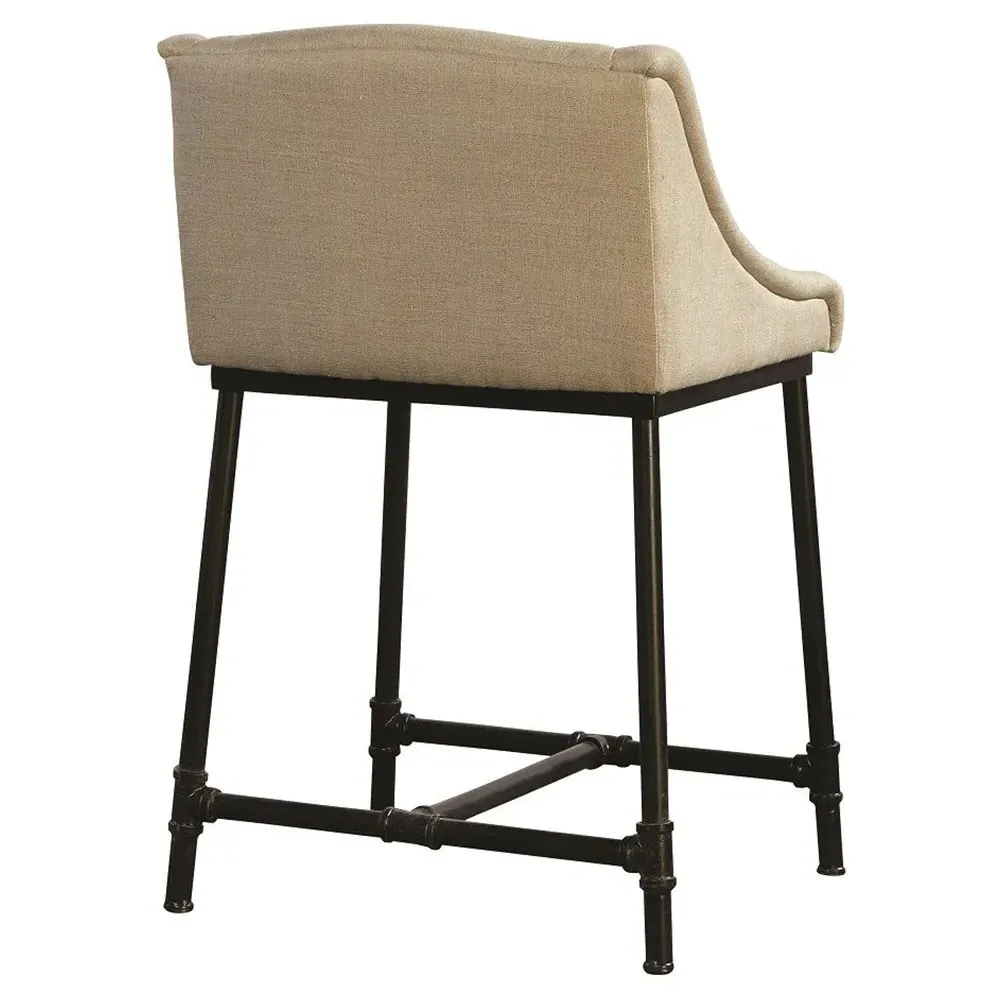Andrew Counter Stool - Beige, Linen