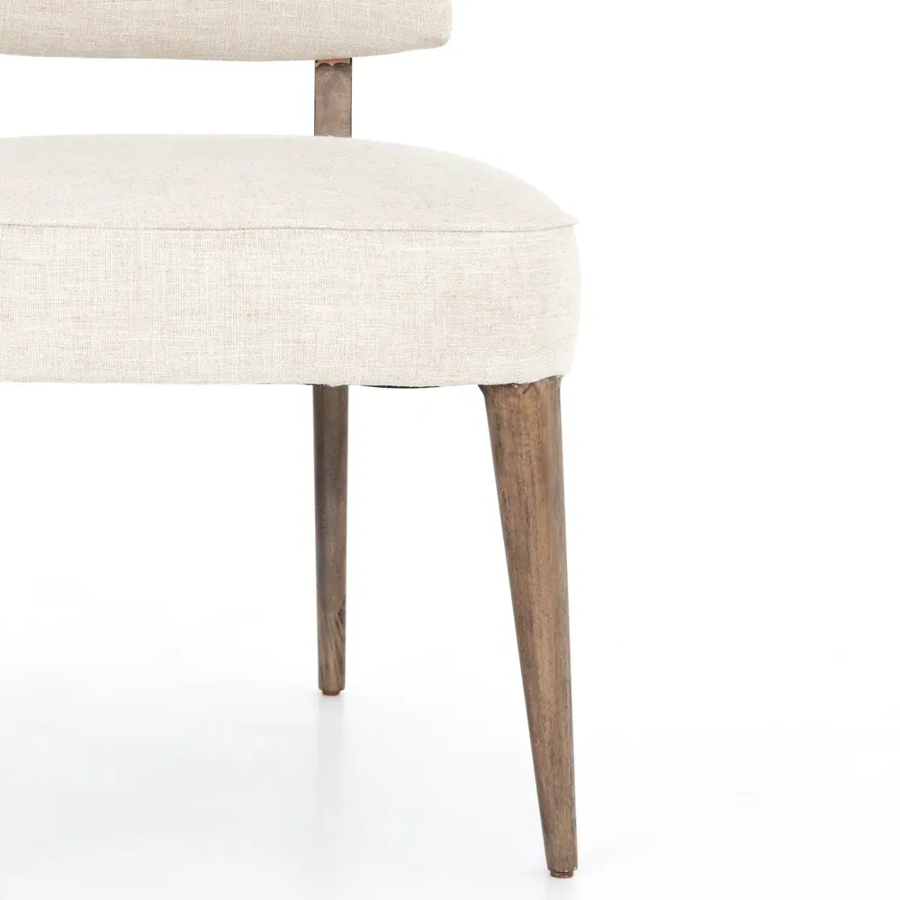 Andy Dining Chair - Ivory, Parawood