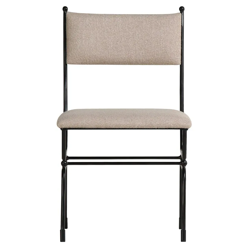 Angela Dining Chair - Beige, Iron image