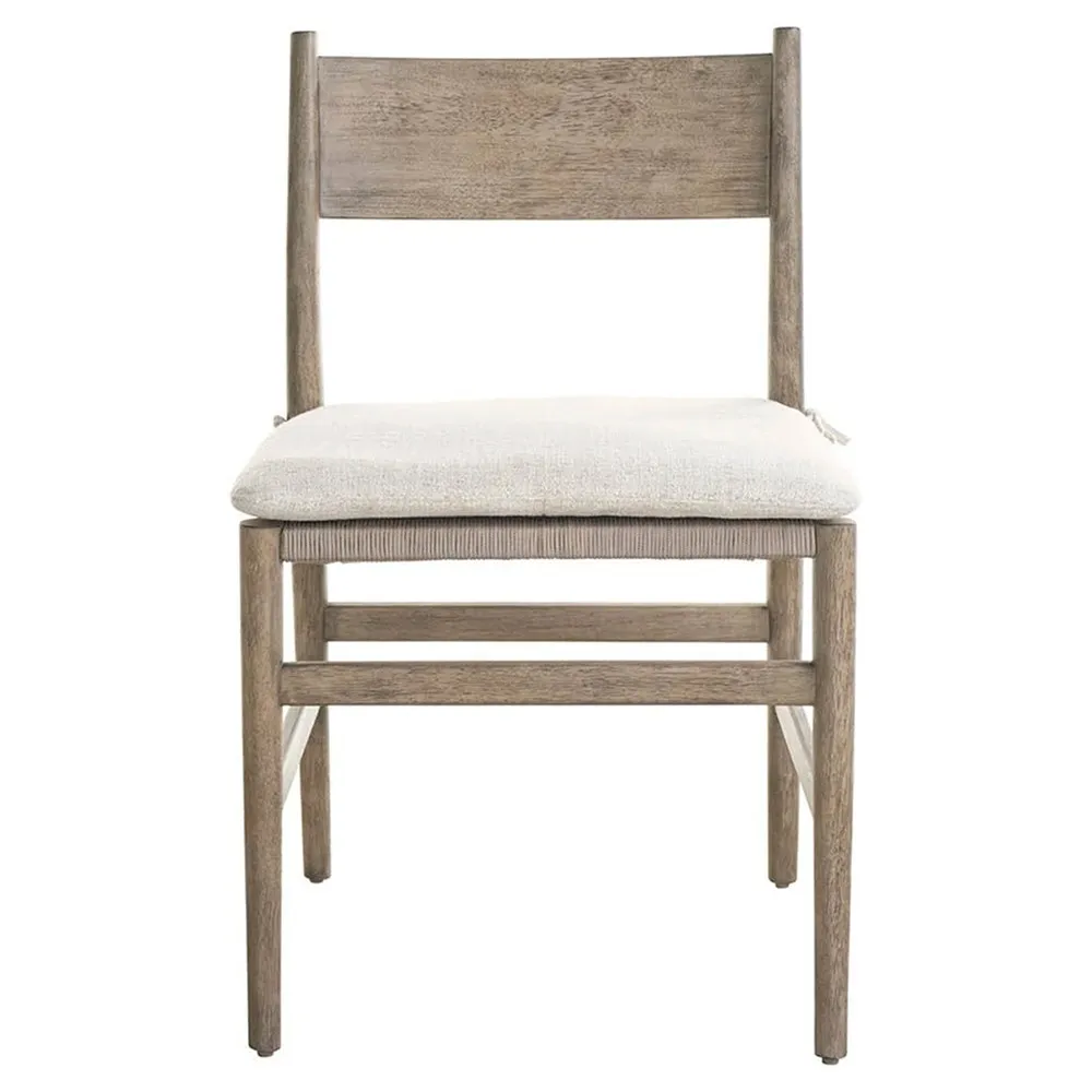 Angela Woven Dining Chair Set of 2 - Brown, Oak image