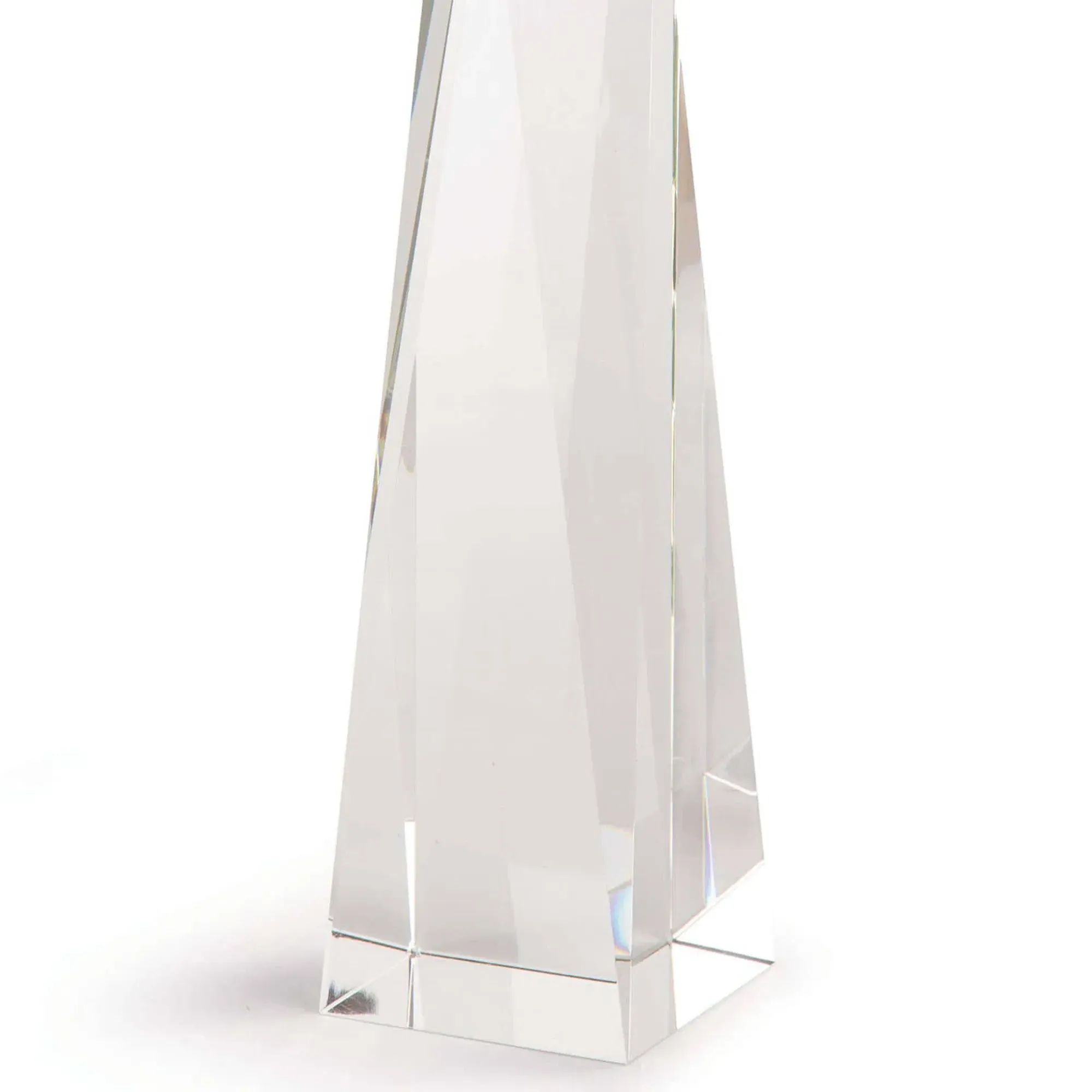 Angelica Bedside Table Lamp - Clear, Crystal