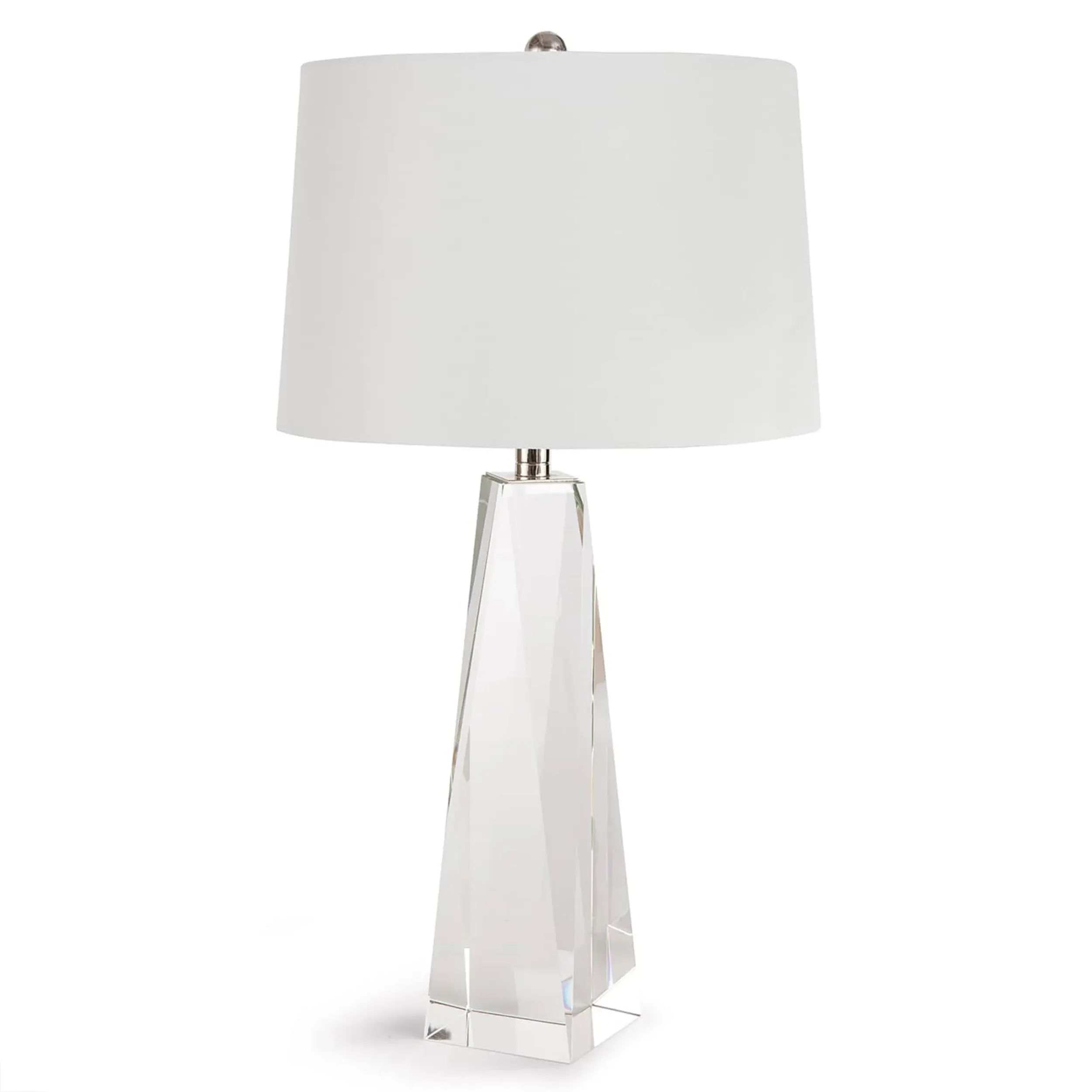 Angelica Bedside Table Lamp - Clear, Crystal