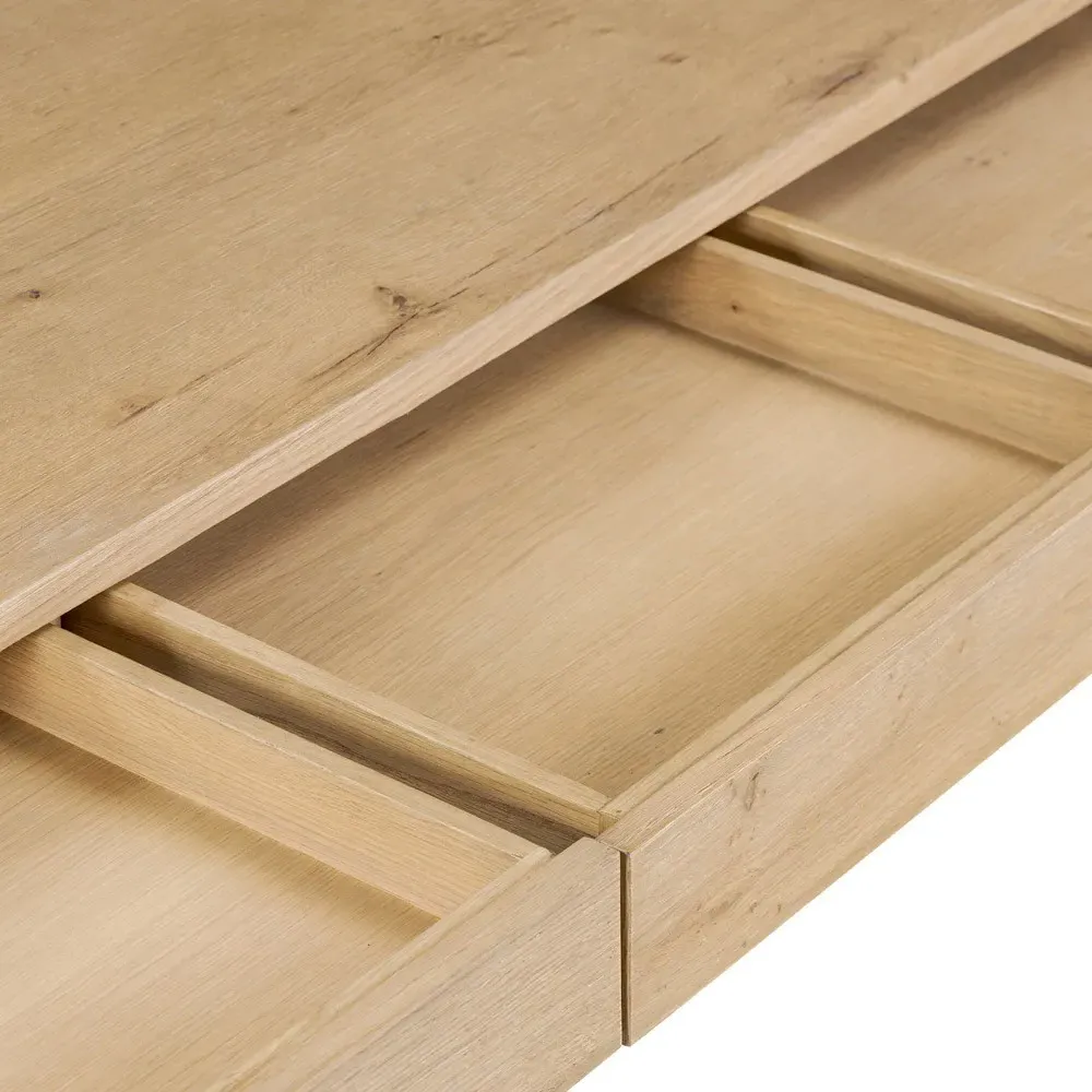 Angeline Desk - Brown, Oak