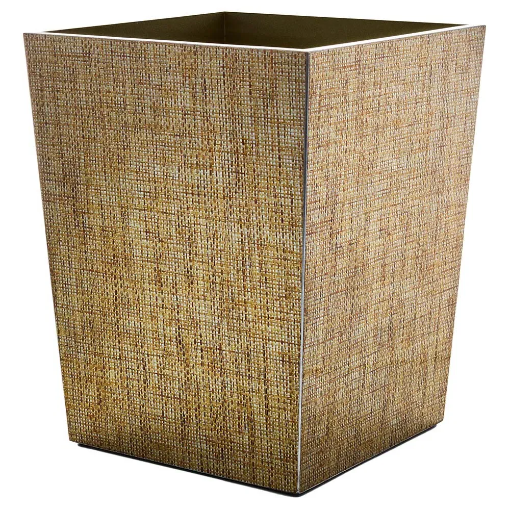 Angkor Waste Basket - Brown, Raffia