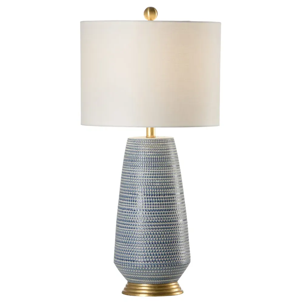 Anika Arched Wall Mirror - Blue, Bone Inlay image