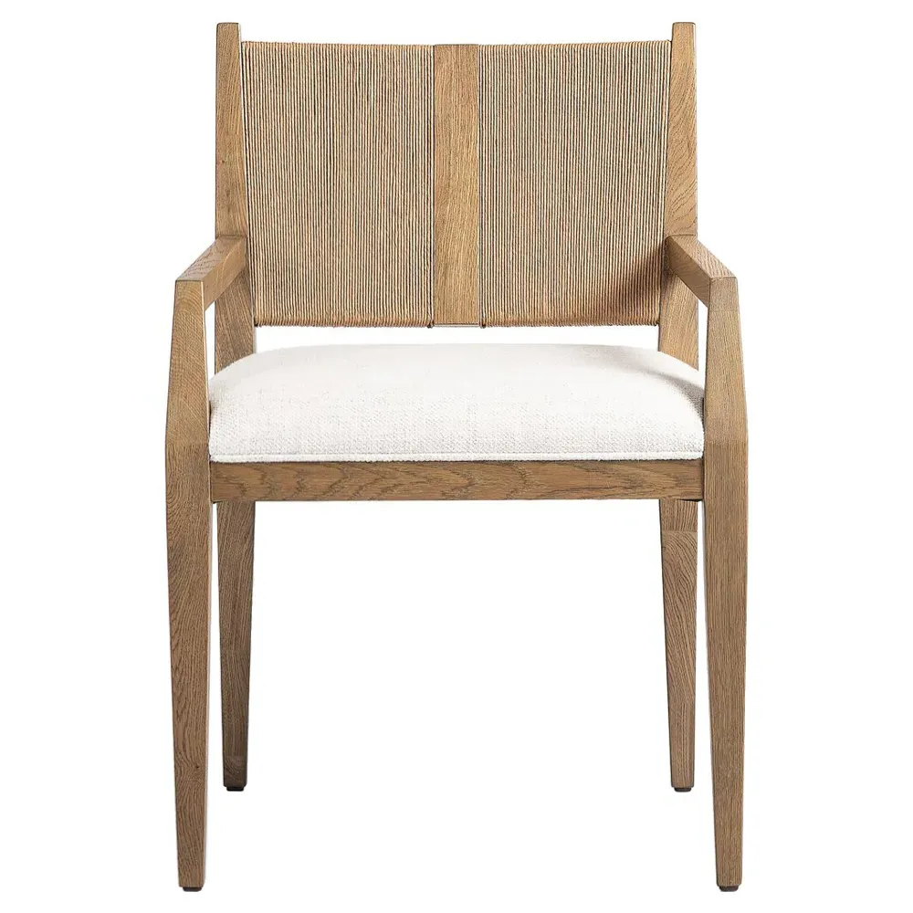 Anika Dining Arm Chair - Cream