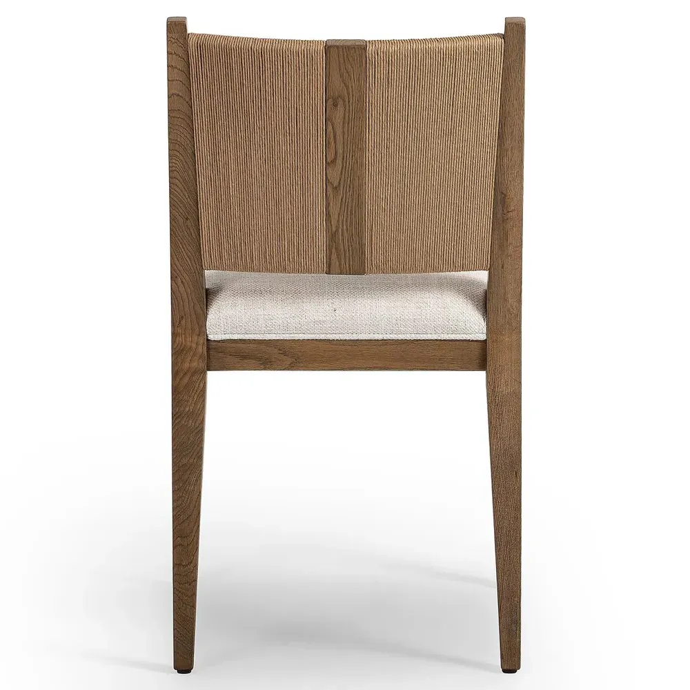 Anika Dining Side Chair - Cream, Oak