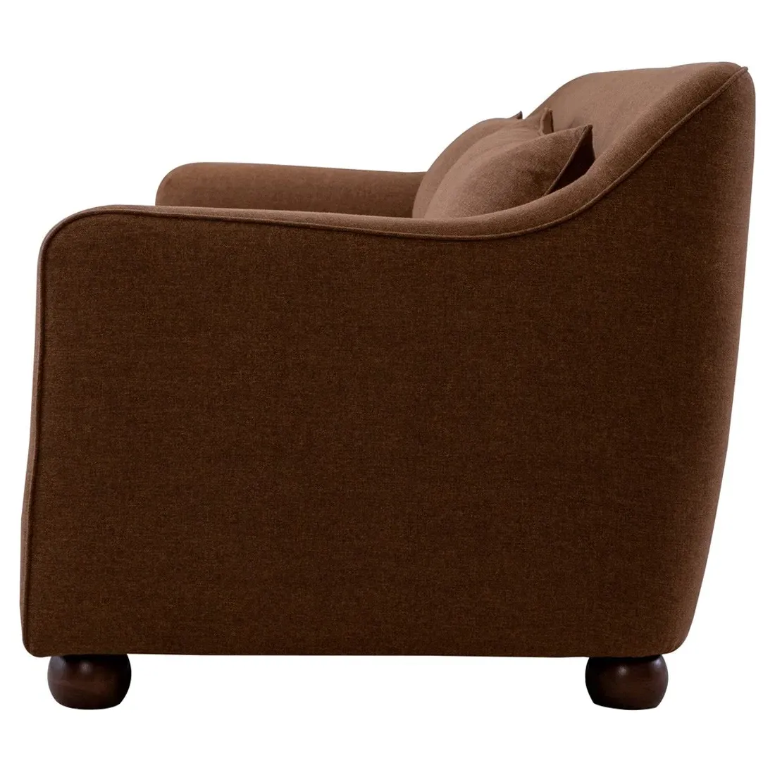 Anissa 92" Sofa - Rust, Performance Fabric