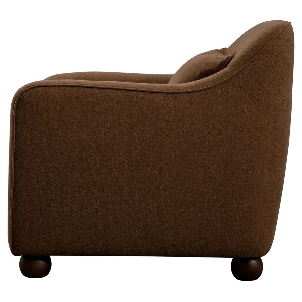 Anissa Arm Chair - Rust, Performance Fabric