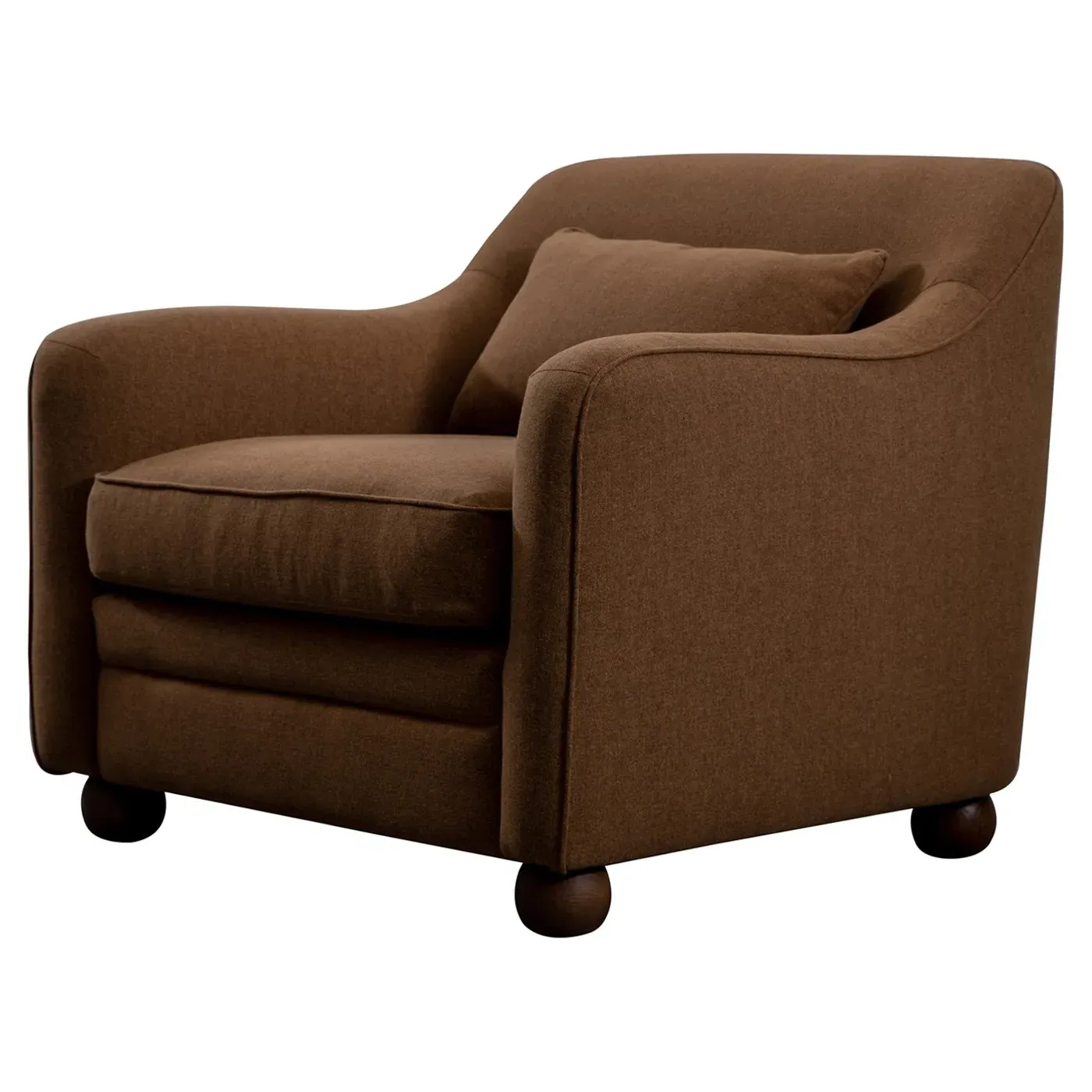 Anissa Arm Chair - Rust, Performance Fabric image