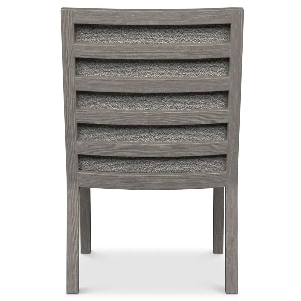 Ann Dining Arm Chair - Grey, Pine