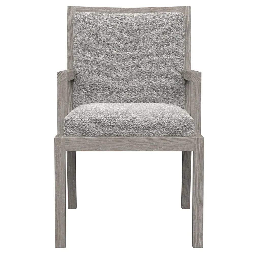 Ann Dining Arm Chair - Grey, Pine image