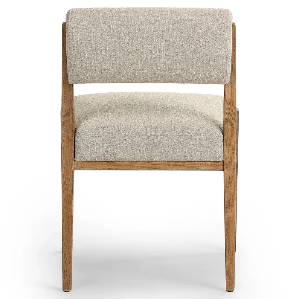 Anna Dining Chair - Beige, Oak