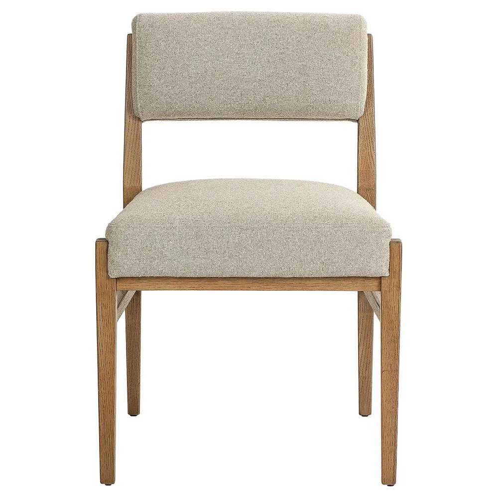 Anna Dining Chair - Beige, Oak image