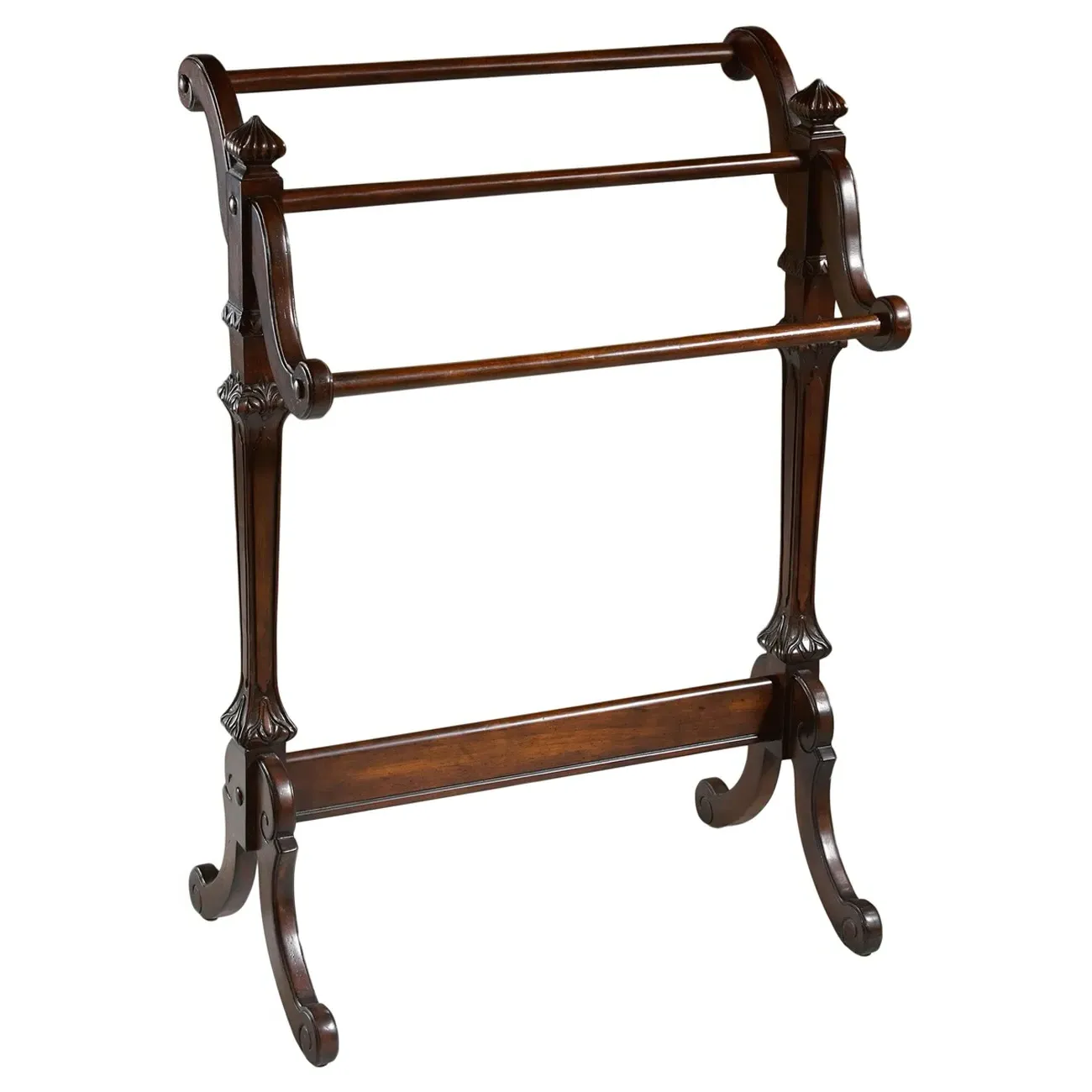 Annalise Blanket Stand - Dark Brown, Ruberwood